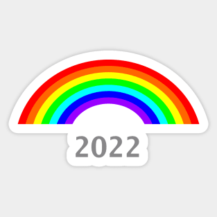 Small Rainbow 2022 Sticker